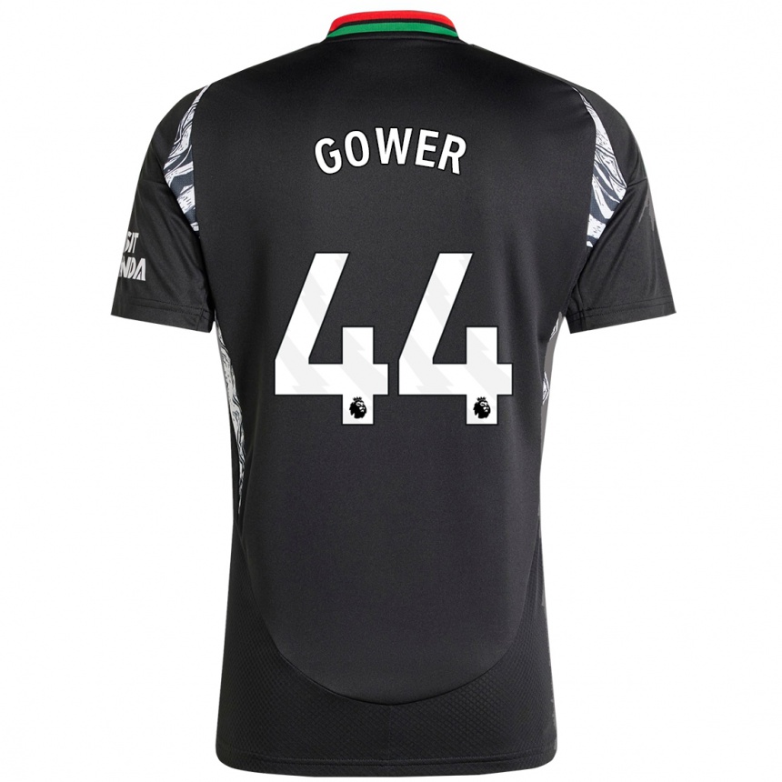 Mujer Fútbol Camiseta Jimi Gower #44 Negro 2ª Equipación 2024/25 Perú