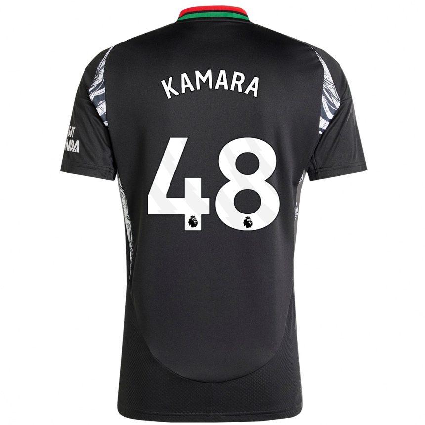 Mujer Fútbol Camiseta Osman Kamara #48 Negro 2ª Equipación 2024/25 Perú