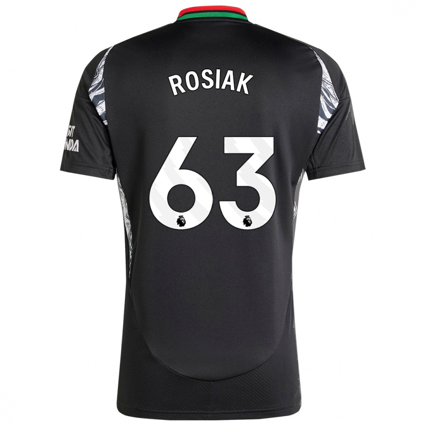 Mujer Fútbol Camiseta Michal Rosiak #63 Negro 2ª Equipación 2024/25 Perú