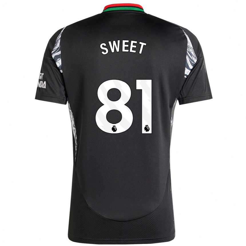 Mujer Fútbol Camiseta Will Sweet #81 Negro 2ª Equipación 2024/25 Perú