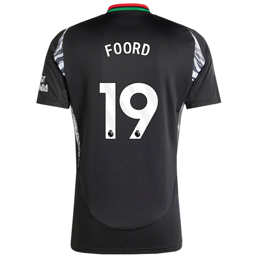 Mujer Fútbol Camiseta Caitlin Foord #19 Negro 2ª Equipación 2024/25 Perú