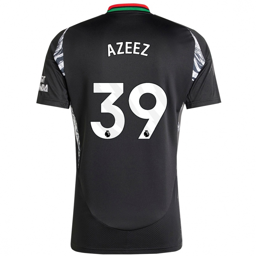 Mujer Fútbol Camiseta Miguel Azeez #39 Negro 2ª Equipación 2024/25 Perú