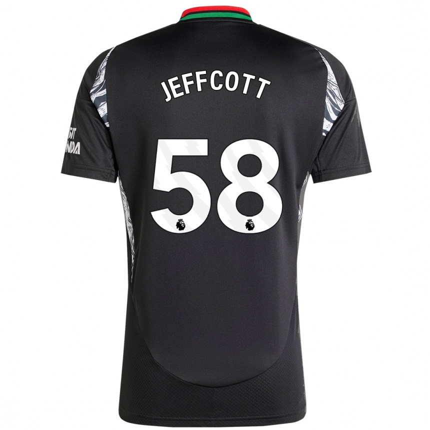 Mujer Fútbol Camiseta Henry Jeffcott #58 Negro 2ª Equipación 2024/25 Perú