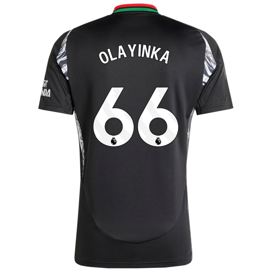 Mujer Fútbol Camiseta James Olayinka #66 Negro 2ª Equipación 2024/25 Perú