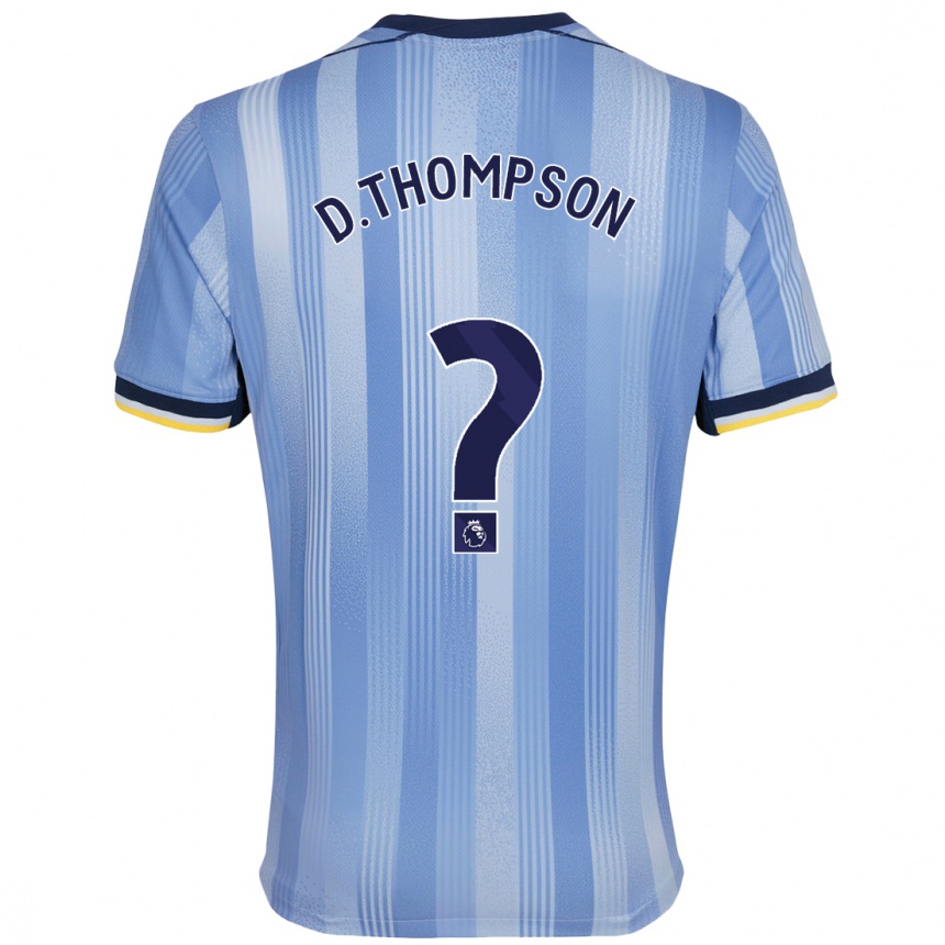 Mujer Fútbol Camiseta Dylan Thompson #0 Azul Claro 2ª Equipación 2024/25 Perú