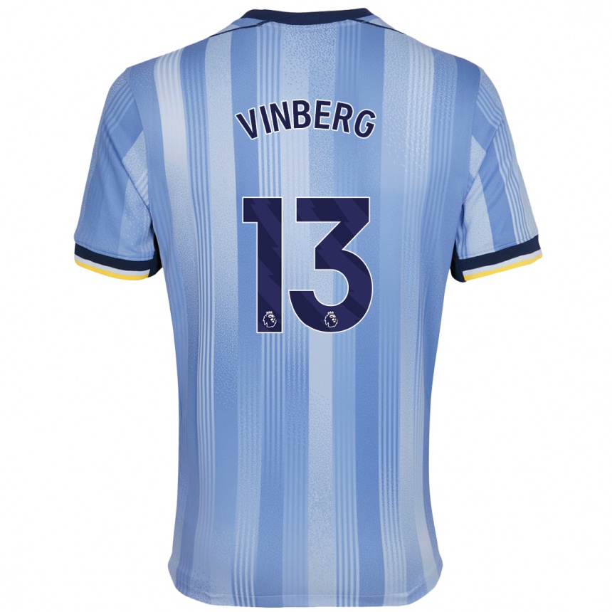 Mujer Fútbol Camiseta Matilda Vinberg #13 Azul Claro 2ª Equipación 2024/25 Perú