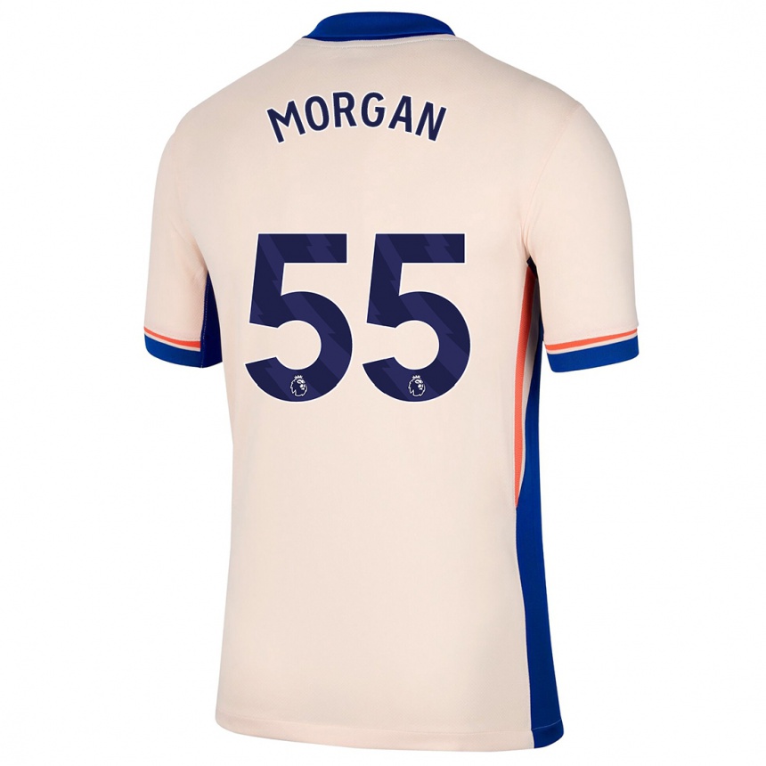 Mujer Fútbol Camiseta Jimmy-Jay Morgan #55 Beige Claro 2ª Equipación 2024/25 Perú