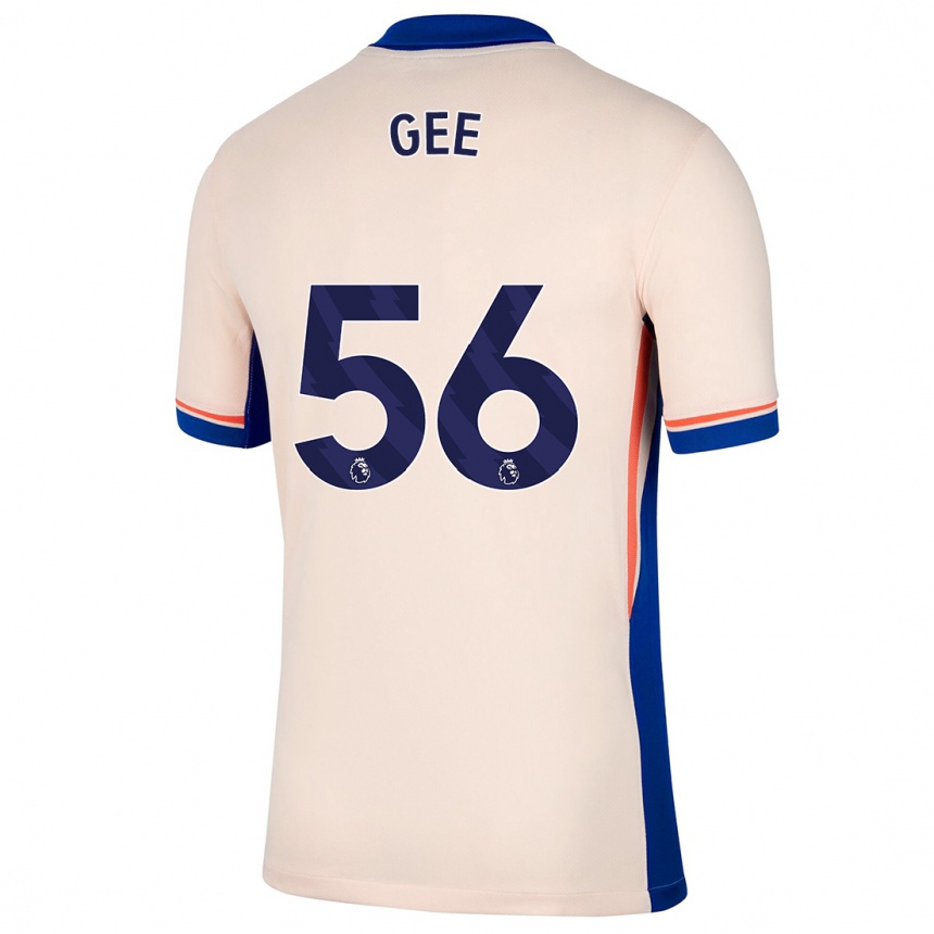 Mujer Fútbol Camiseta Billy Gee #56 Beige Claro 2ª Equipación 2024/25 Perú