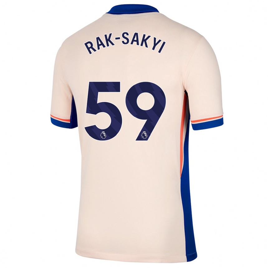 Mujer Fútbol Camiseta Sam Rak-Sakyi #59 Beige Claro 2ª Equipación 2024/25 Perú