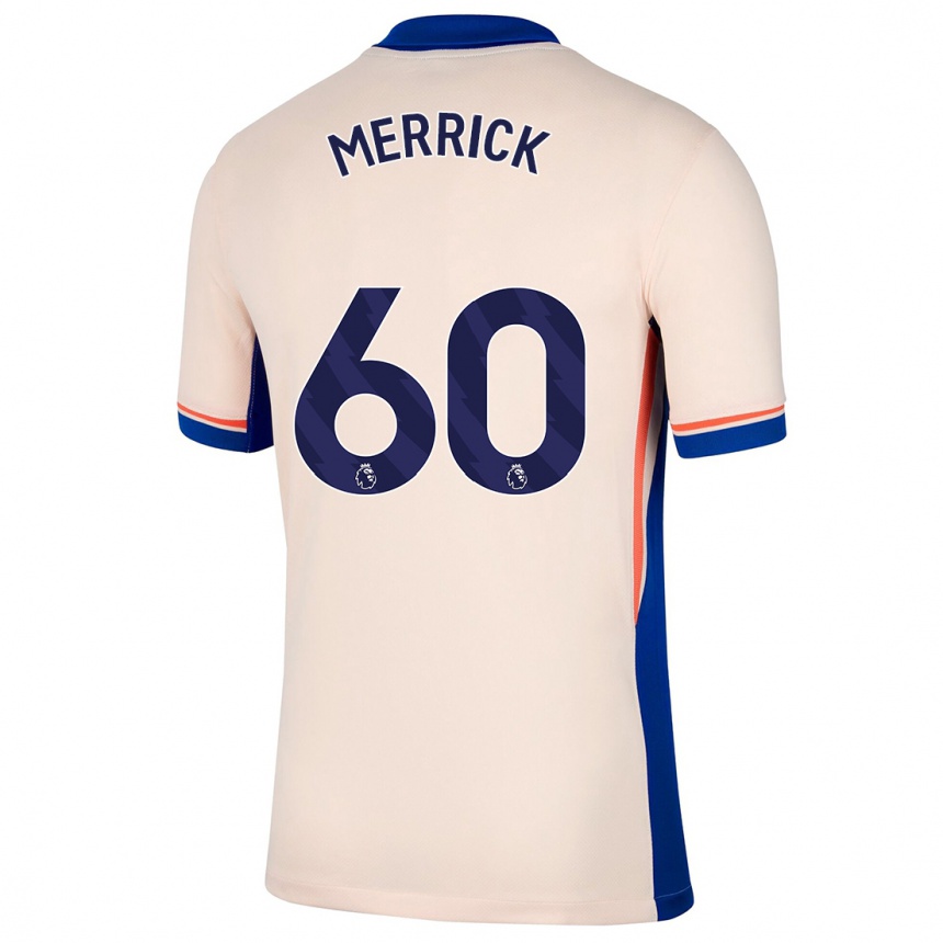 Mujer Fútbol Camiseta Max Merrick #60 Beige Claro 2ª Equipación 2024/25 Perú