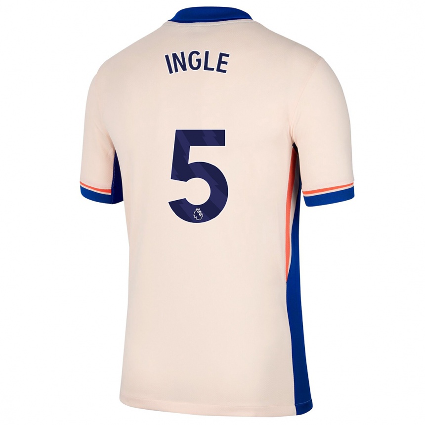 Mujer Fútbol Camiseta Sophie Ingle #5 Beige Claro 2ª Equipación 2024/25 Perú