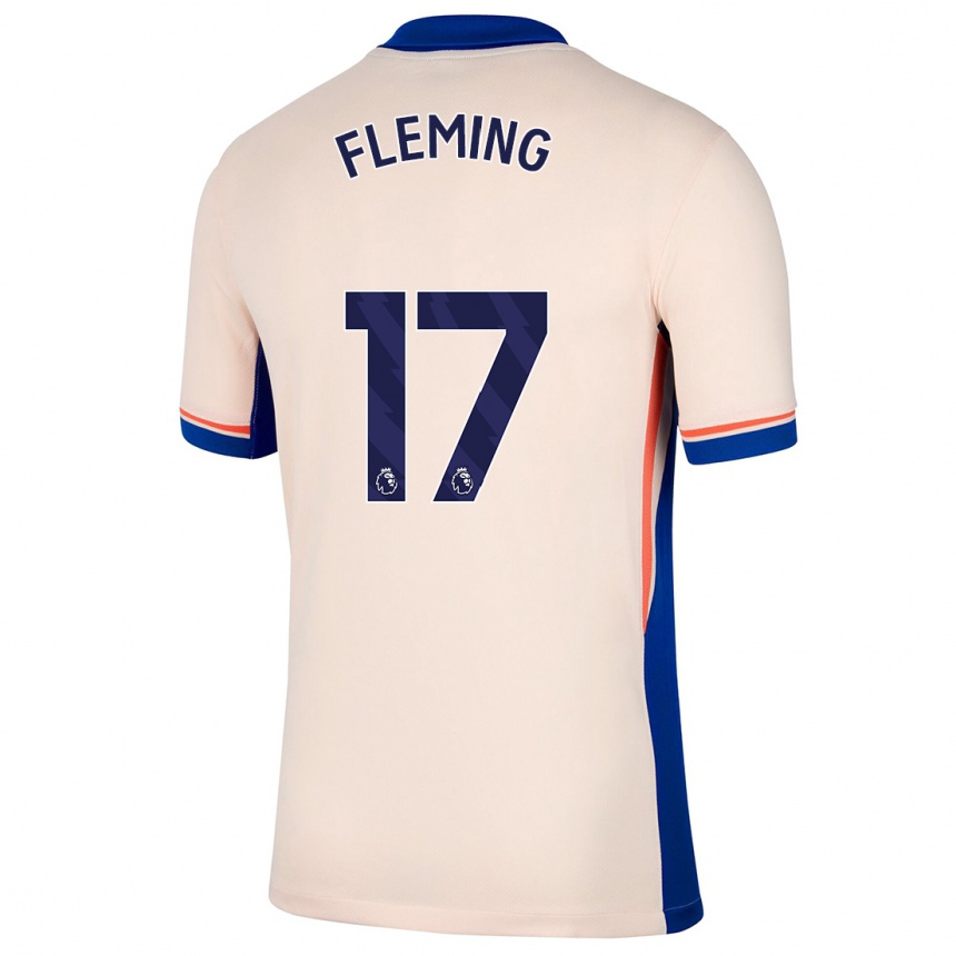 Mujer Fútbol Camiseta Jessie Fleming #17 Beige Claro 2ª Equipación 2024/25 Perú