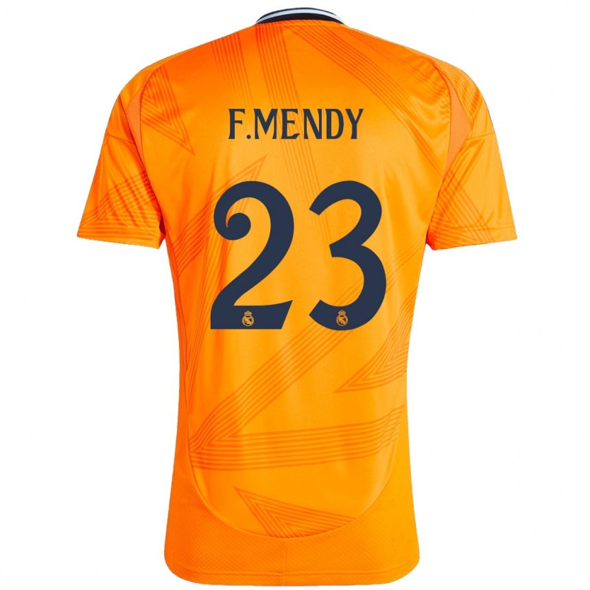 Mujer Fútbol Camiseta Ferland Mendy #23 Naranja 2ª Equipación 2024/25 Perú