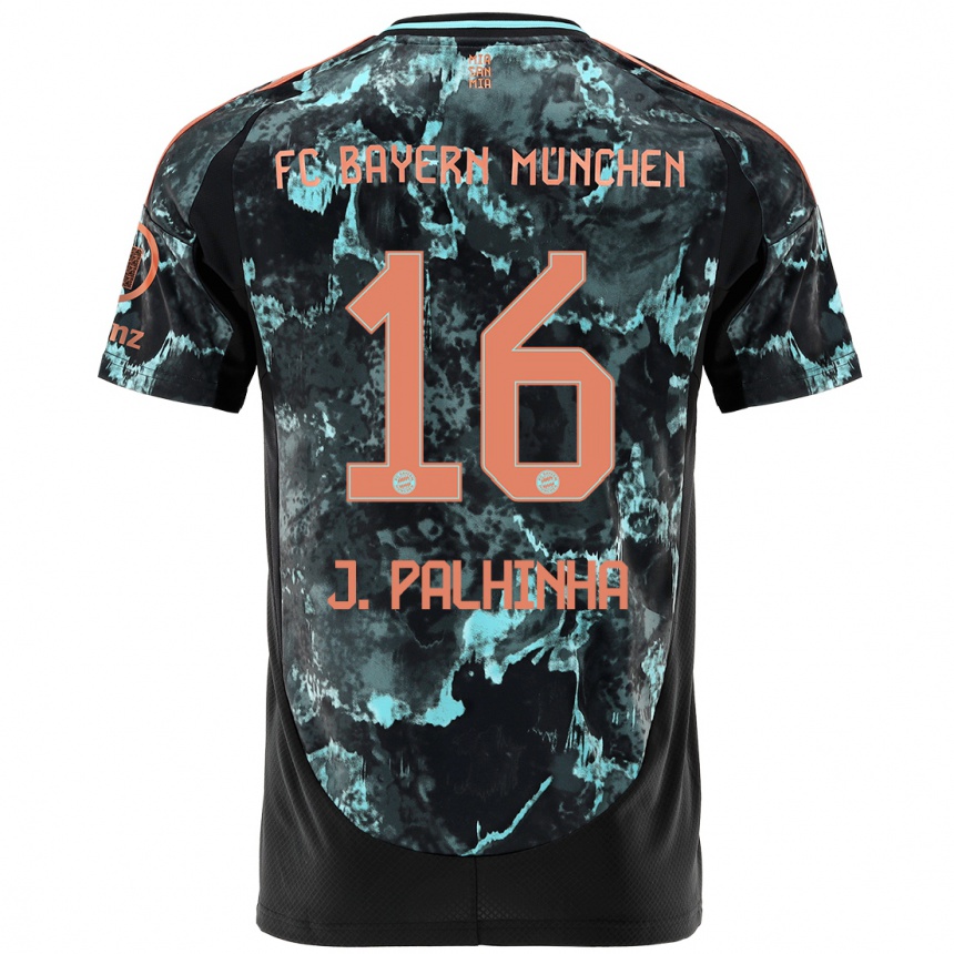 Mujer Fútbol Camiseta João Palhinha #16 Negro 2ª Equipación 2024/25 Perú