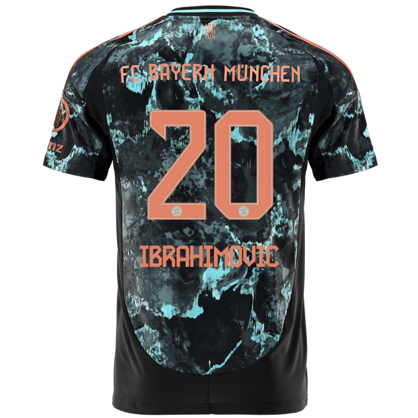 Mujer Fútbol Camiseta Arijon Ibrahimovic #20 Negro 2ª Equipación 2024/25 Perú