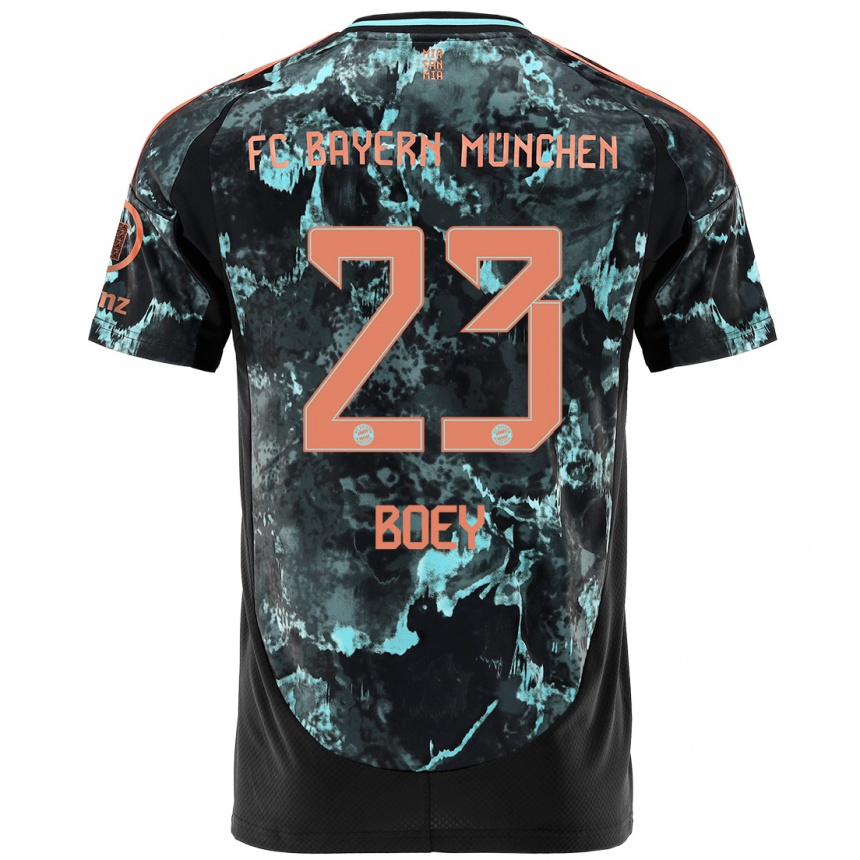 Mujer Fútbol Camiseta Sacha Boey #23 Negro 2ª Equipación 2024/25 Perú