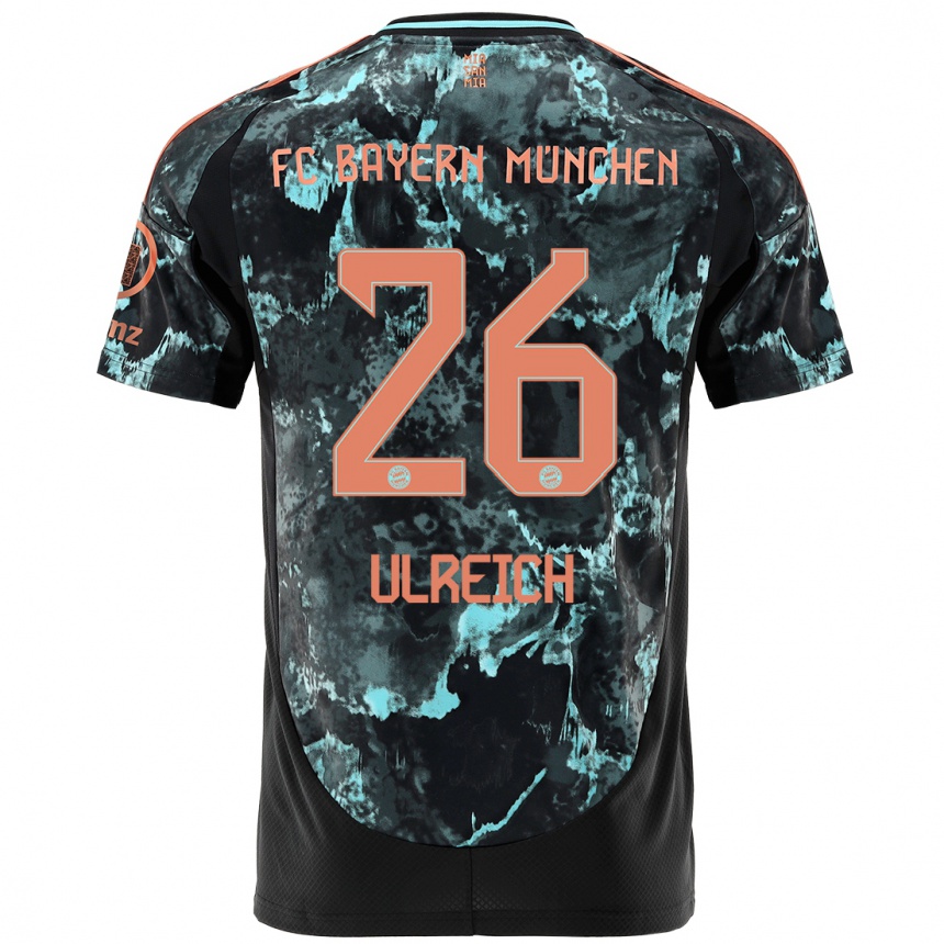 Mujer Fútbol Camiseta Sven Ulreich #26 Negro 2ª Equipación 2024/25 Perú