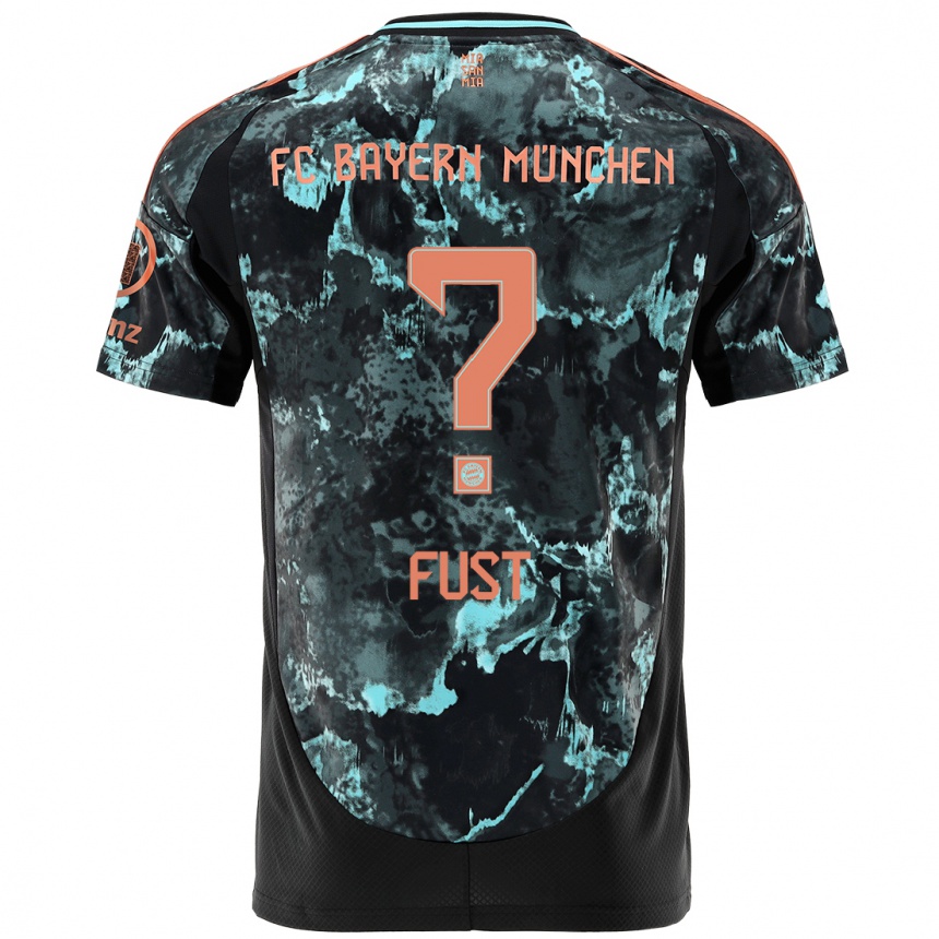 Mujer Fútbol Camiseta Leon Fust #0 Negro 2ª Equipación 2024/25 Perú