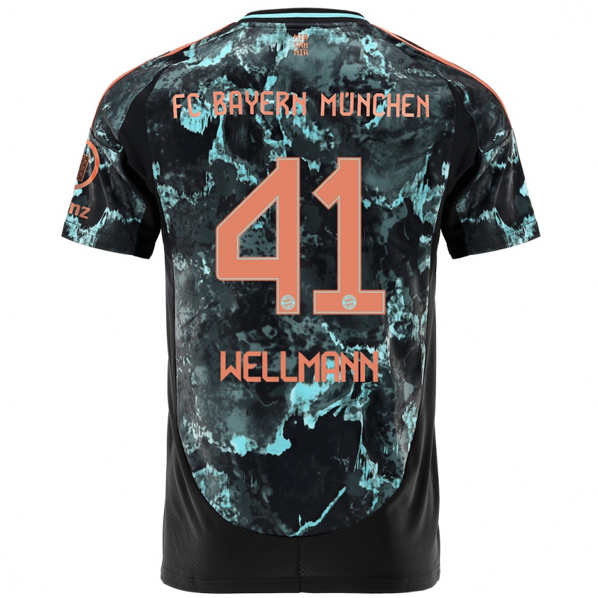 Mujer Fútbol Camiseta Anna Wellmann #41 Negro 2ª Equipación 2024/25 Perú