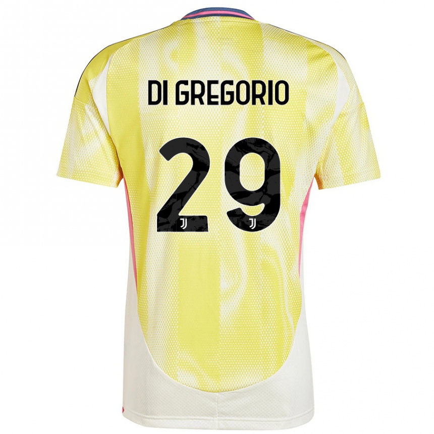 Mujer Fútbol Camiseta Michele Di Gregorio #29 Amarillo Solar 2ª Equipación 2024/25 Perú