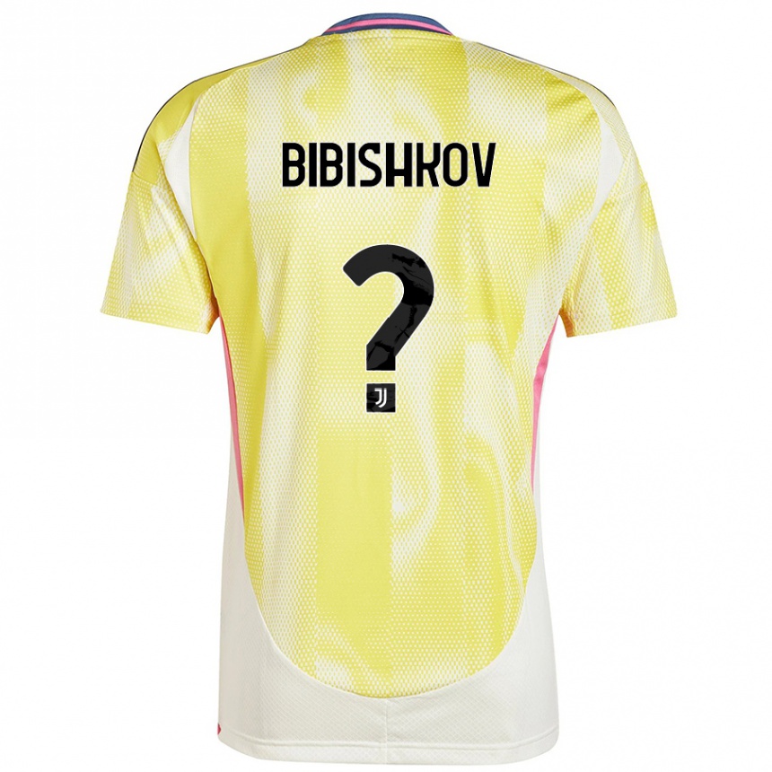 Mujer Fútbol Camiseta Marsel Bibishkov #0 Amarillo Solar 2ª Equipación 2024/25 Perú