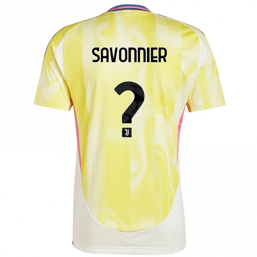 Mujer Fútbol Camiseta Nelson Savonnier #0 Amarillo Solar 2ª Equipación 2024/25 Perú