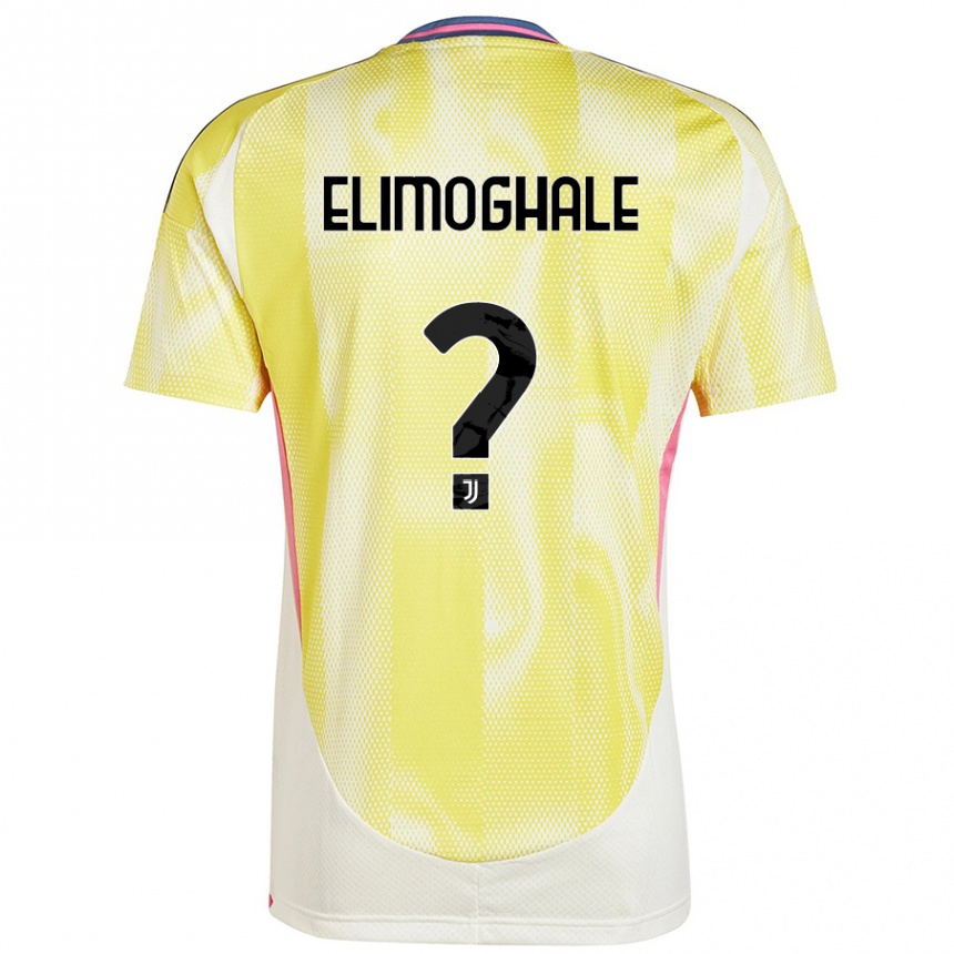 Mujer Fútbol Camiseta Destiny Elimoghale #0 Amarillo Solar 2ª Equipación 2024/25 Perú