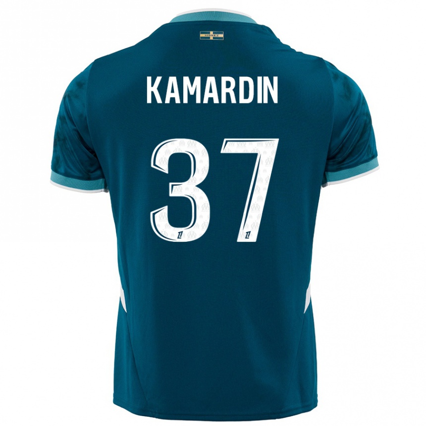 Mujer Fútbol Camiseta Aaron Kamardin #37 Azul Turquesa 2ª Equipación 2024/25 Perú