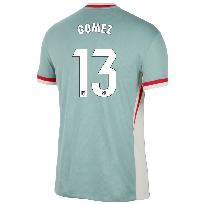 Mujer Fútbol Camiseta Christian Gomez #13 Beige Claro Azul 2ª Equipación 2024/25 Perú