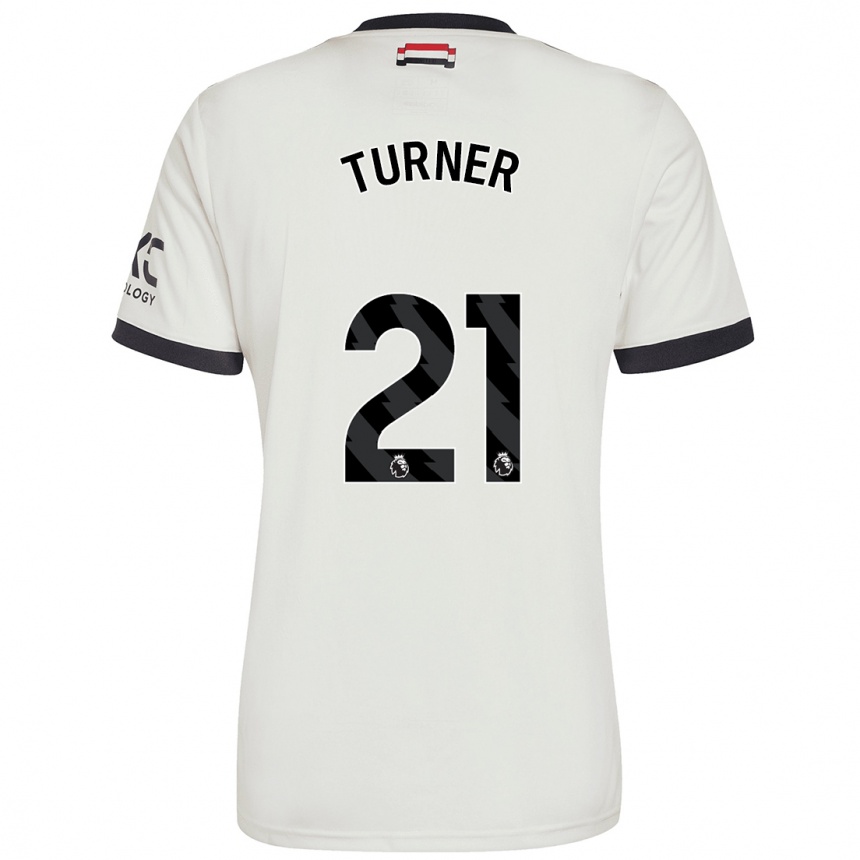 Mujer Fútbol Camiseta Millie Turner #21 Blanquecino Equipación Tercera 2024/25 Perú