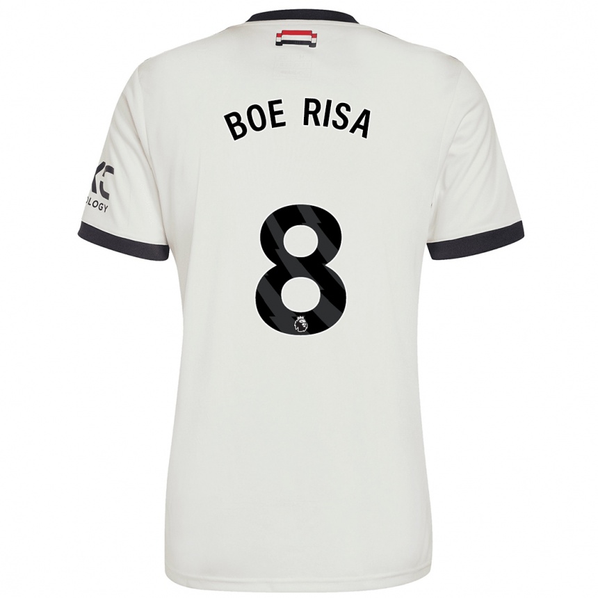 Mujer Fútbol Camiseta Vilde Boe Risa #8 Blanquecino Equipación Tercera 2024/25 Perú