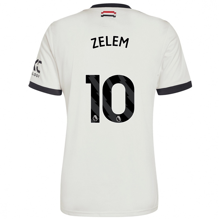 Mujer Fútbol Camiseta Katie Zelem #10 Blanquecino Equipación Tercera 2024/25 Perú