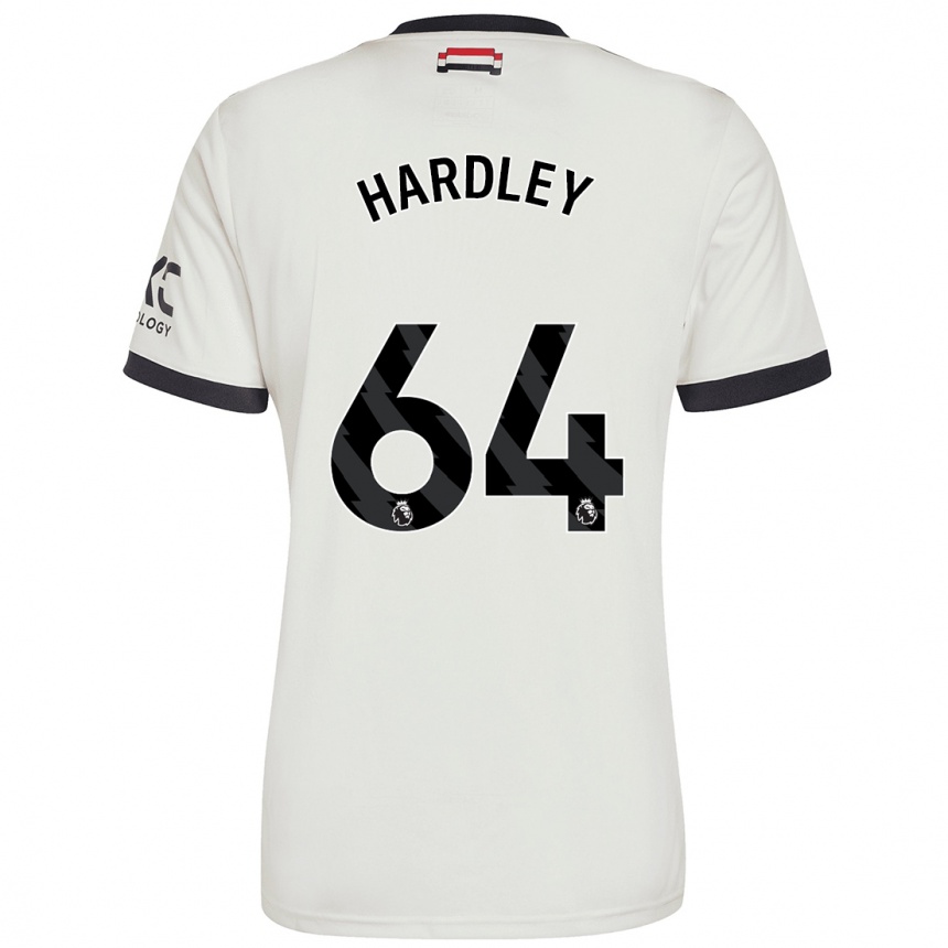 Mujer Fútbol Camiseta Bjorn Hardley #64 Blanquecino Equipación Tercera 2024/25 Perú