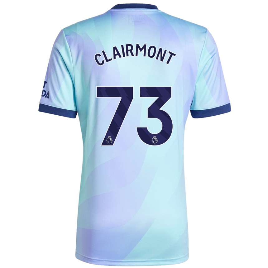 Mujer Fútbol Camiseta Reece Clairmont #73 Agua Equipación Tercera 2024/25 Perú