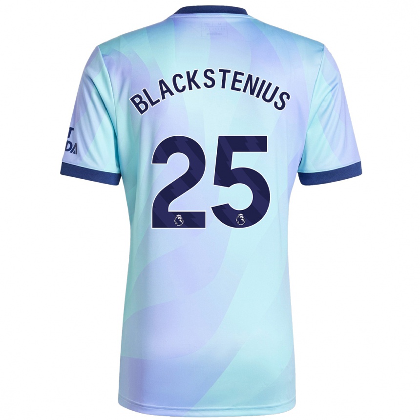 Mujer Fútbol Camiseta Stina Blackstenius #25 Agua Equipación Tercera 2024/25 Perú