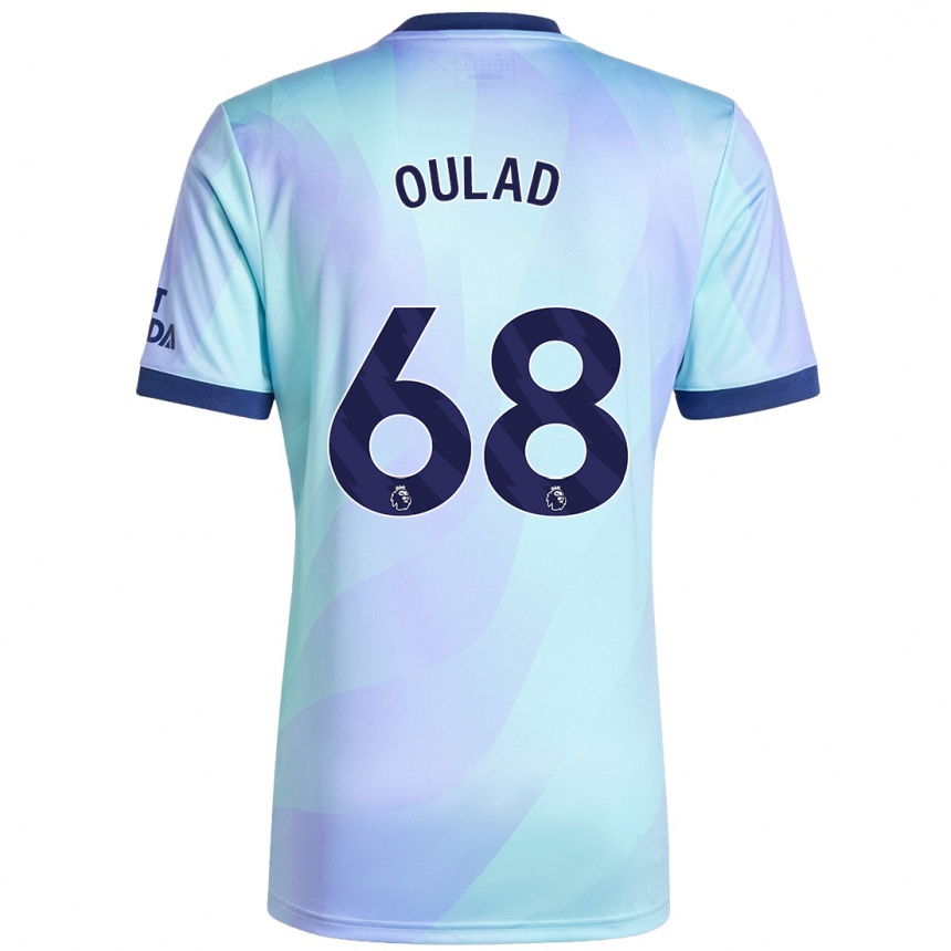 Mujer Fútbol Camiseta Salah-Eddine Oulad M'hand #68 Agua Equipación Tercera 2024/25 Perú