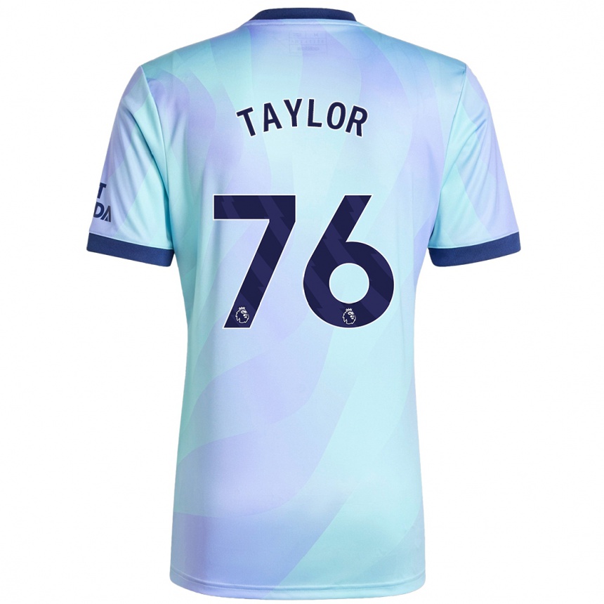 Mujer Fútbol Camiseta Kido Taylor Hart #76 Agua Equipación Tercera 2024/25 Perú