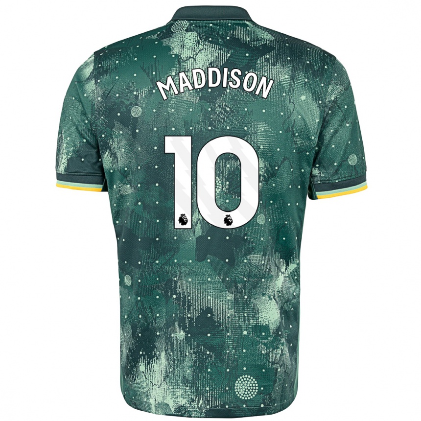 Mujer Fútbol Camiseta James Maddison #10 Verde Menta Equipación Tercera 2024/25 Perú