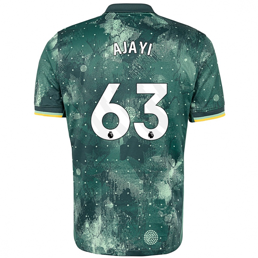 Mujer Fútbol Camiseta Damola Ajayi #63 Verde Menta Equipación Tercera 2024/25 Perú