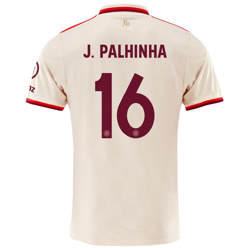 Mujer Fútbol Camiseta João Palhinha #16 Lino Equipación Tercera 2024/25 Perú