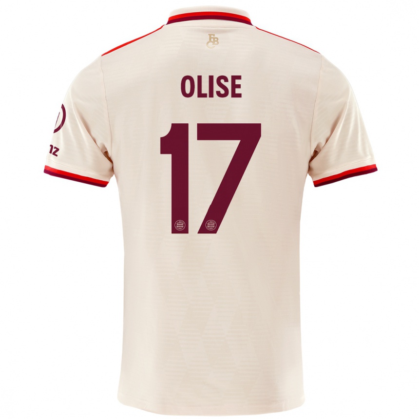 Mujer Fútbol Camiseta Michael Olise #17 Lino Equipación Tercera 2024/25 Perú