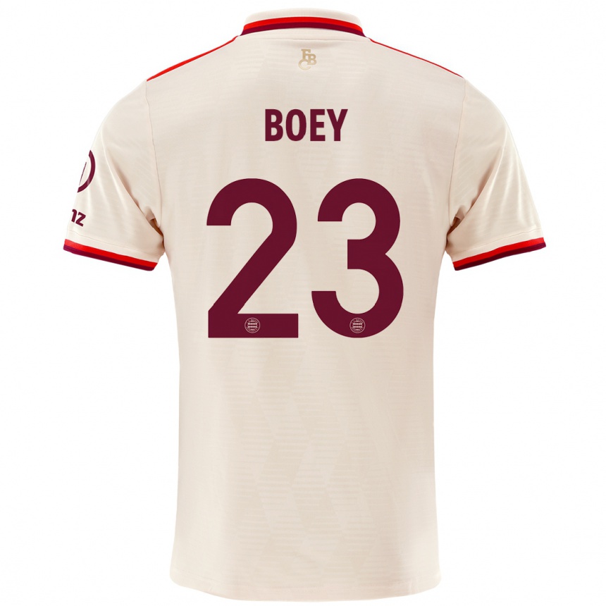 Mujer Fútbol Camiseta Sacha Boey #23 Lino Equipación Tercera 2024/25 Perú