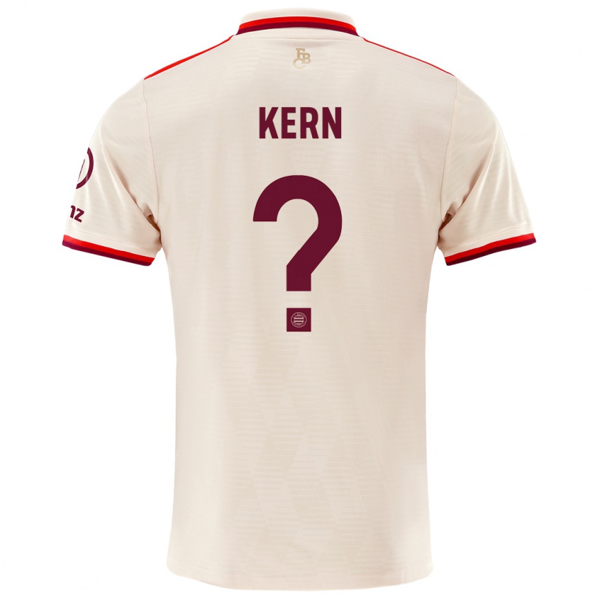 Mujer Fútbol Camiseta Timo Kern #0 Lino Equipación Tercera 2024/25 Perú