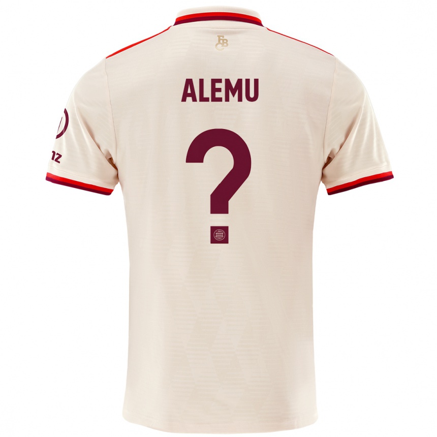 Mujer Fútbol Camiseta Liul-Bruke Alemu #0 Lino Equipación Tercera 2024/25 Perú