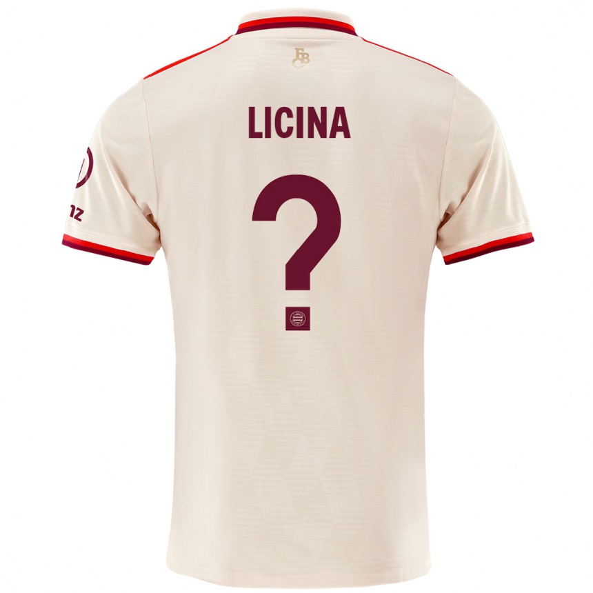 Mujer Fútbol Camiseta Adin Licina #0 Lino Equipación Tercera 2024/25 Perú