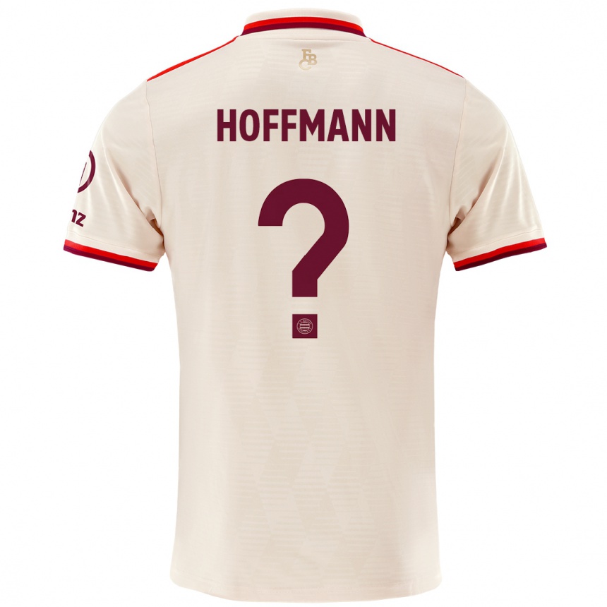 Mujer Fútbol Camiseta Tim Hoffmann #0 Lino Equipación Tercera 2024/25 Perú