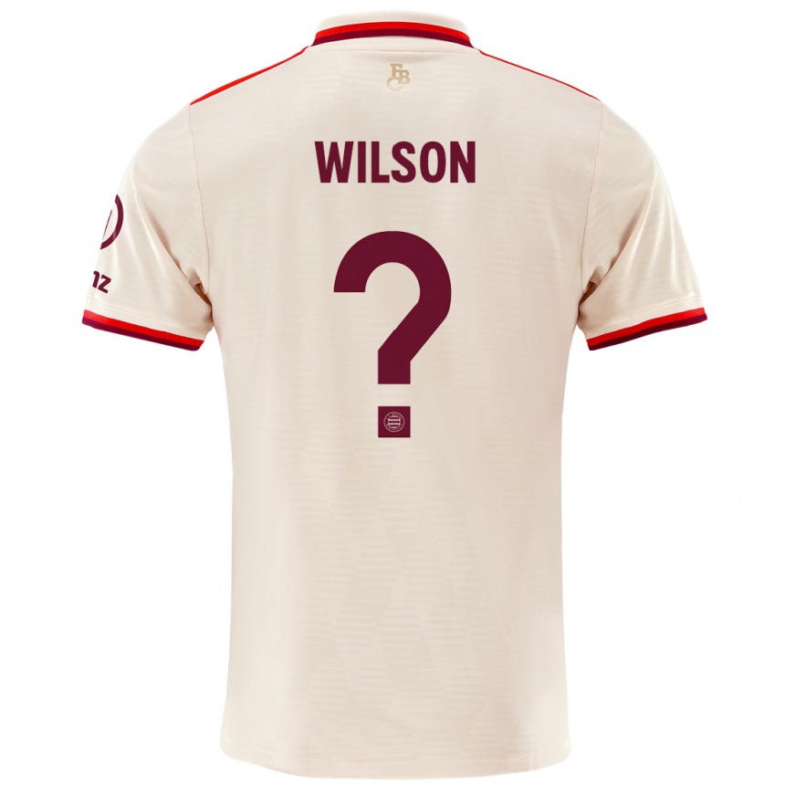 Mujer Fútbol Camiseta Oluwaseyi Wilson #0 Lino Equipación Tercera 2024/25 Perú