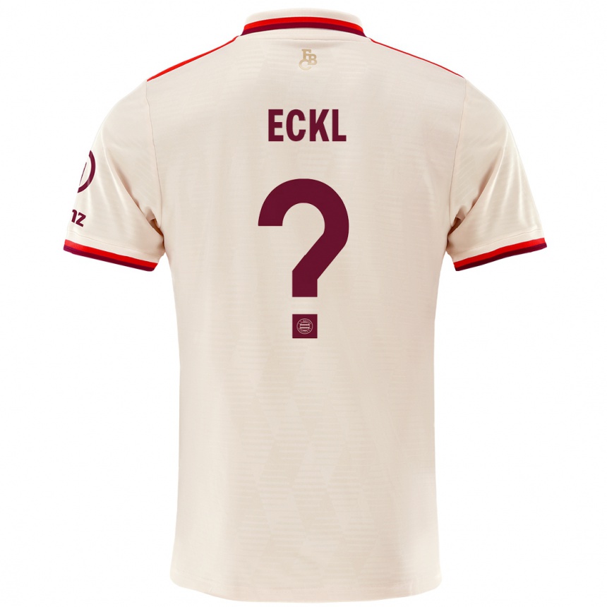 Mujer Fútbol Camiseta Jason Eckl #0 Lino Equipación Tercera 2024/25 Perú