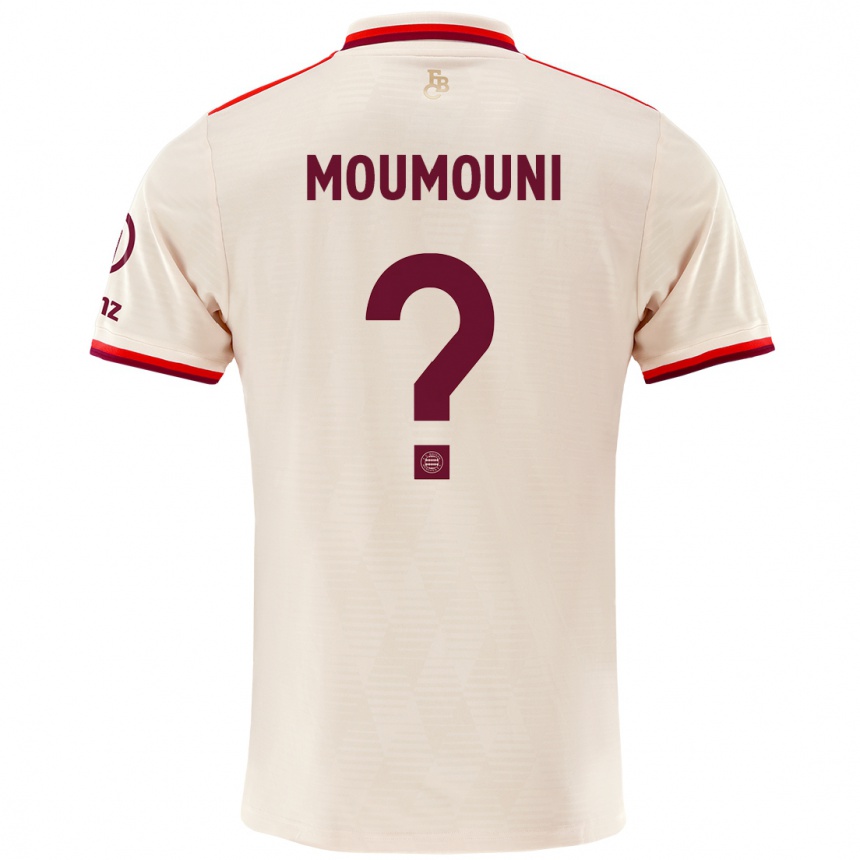 Mujer Fútbol Camiseta Rayan Moumouni #0 Lino Equipación Tercera 2024/25 Perú