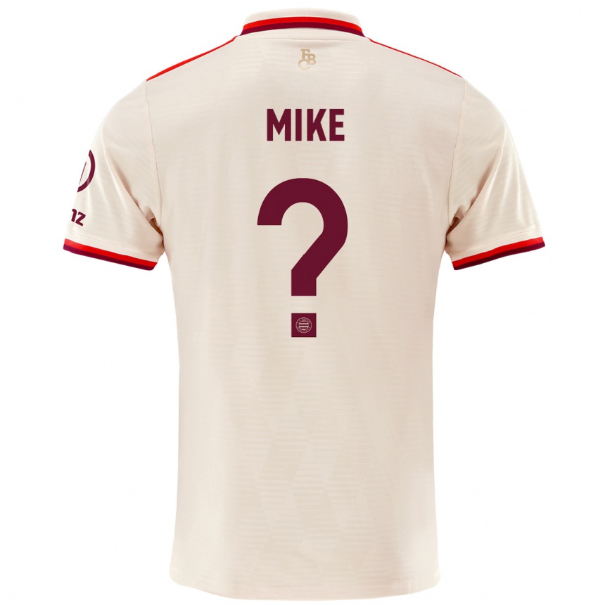 Mujer Fútbol Camiseta Wisdom Mike #0 Lino Equipación Tercera 2024/25 Perú